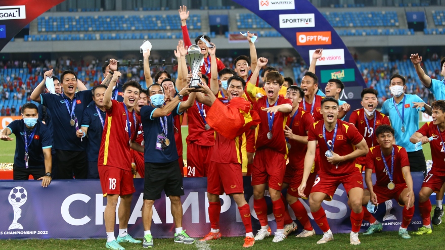 U23 Việt Nam chỉ có 2 cầu thủ lọt vào đội hình tiêu biểu giải U23 Đông Nam Á 2022